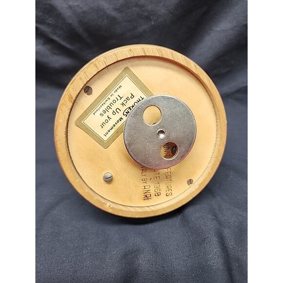 Vintage Anri Peanuts Snoopy Music Box Reuge 1968 Pack Your Troubles In Old Kit - Picture 4 of 4